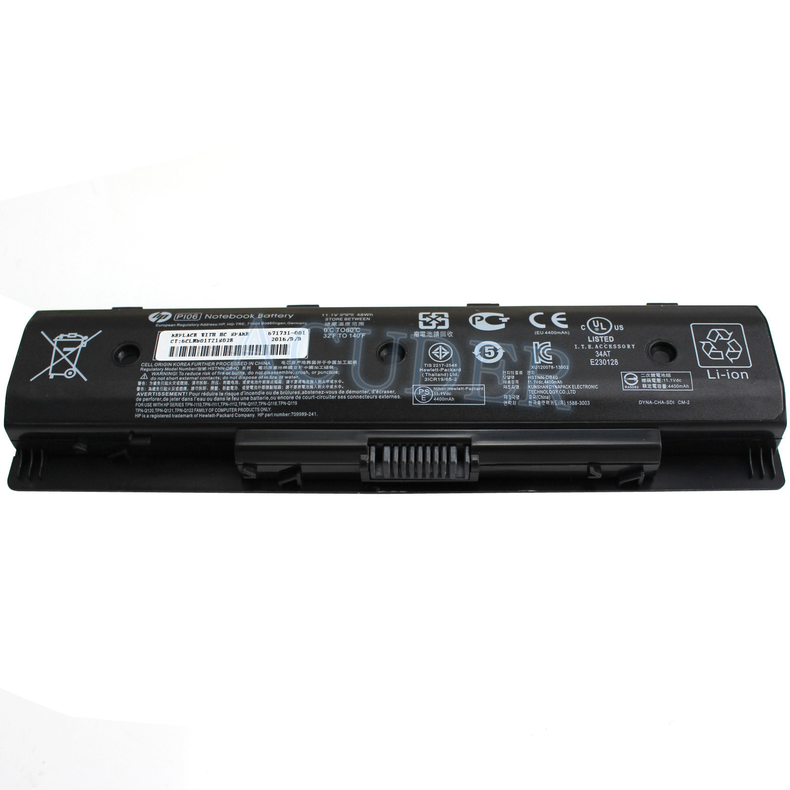 PI06 Battery For Envy 15 17-e020us 710416-001 710417-001 HSTNN-LB4N
