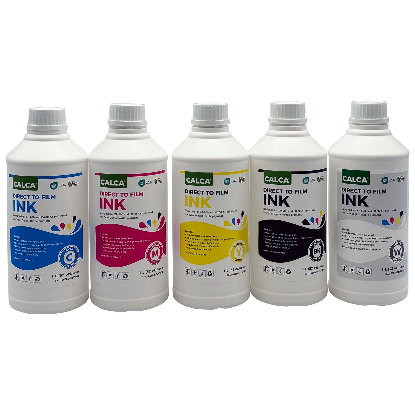 DTF Inks Direct to Transfer Film Ink for Printheads. 32 oz, 1L / Bottle