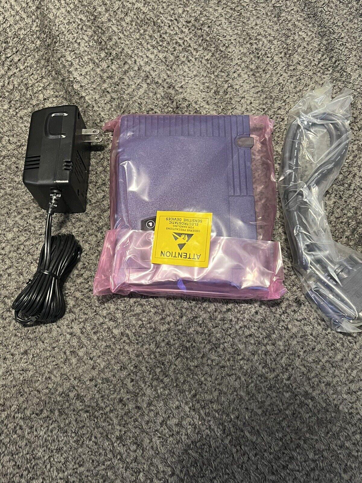 Iomega Zip 100 Portable External Drive Z100P2 w/Cable & Power Supply