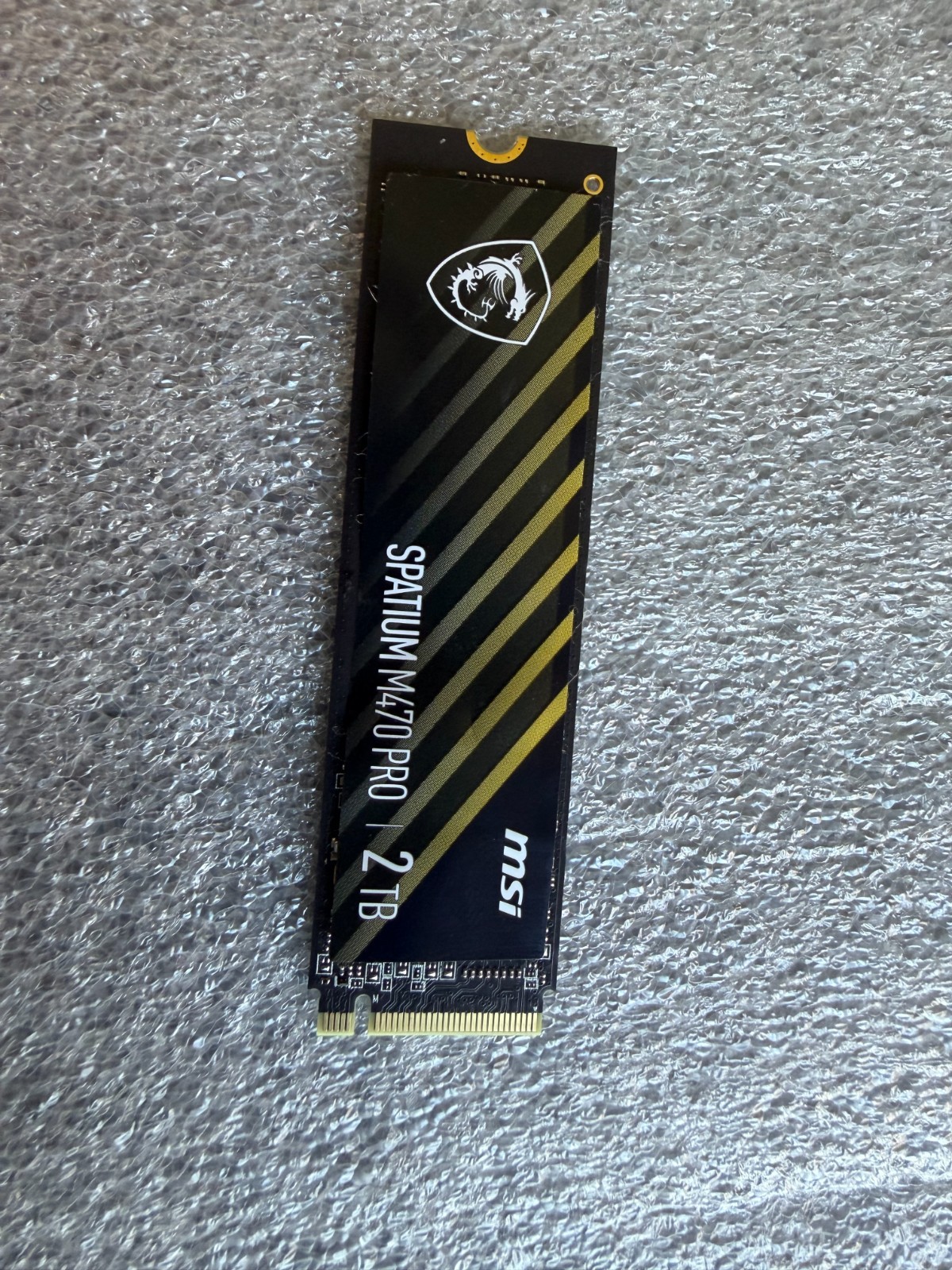 MSI SPATIUM M470 PRO 2TB PCIe 4.0 NVMe M.2 SSD – Excellent Condition