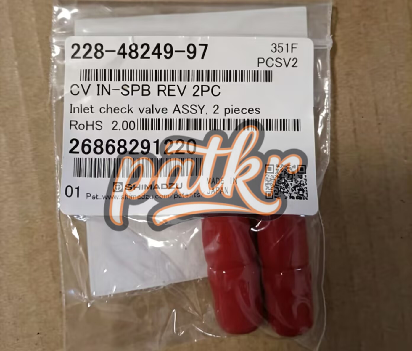 1PC New 228-48249-97 Check Valve for LC-20ADxp Pump Shipping DHL or FedEX
