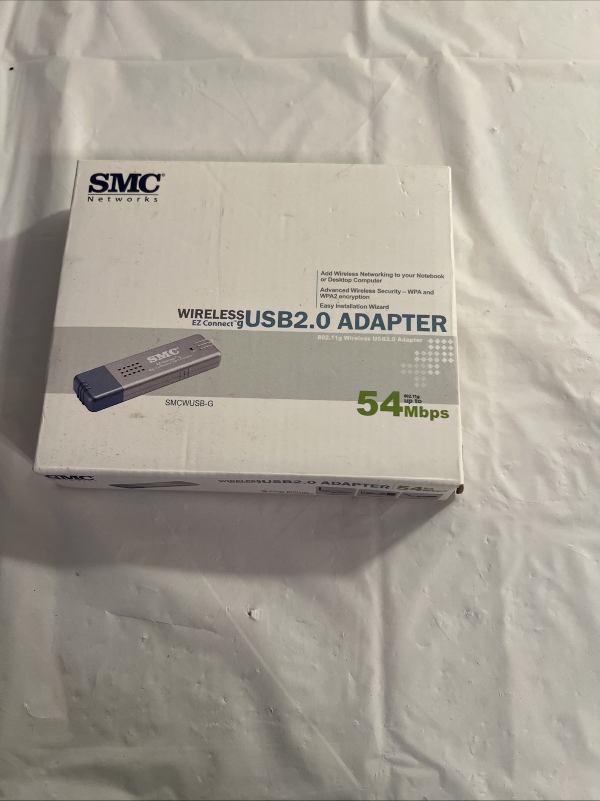 4A SMC SMCWUSB-G (662698706253) Wireless Adapter, New in Box,  Factory sealed