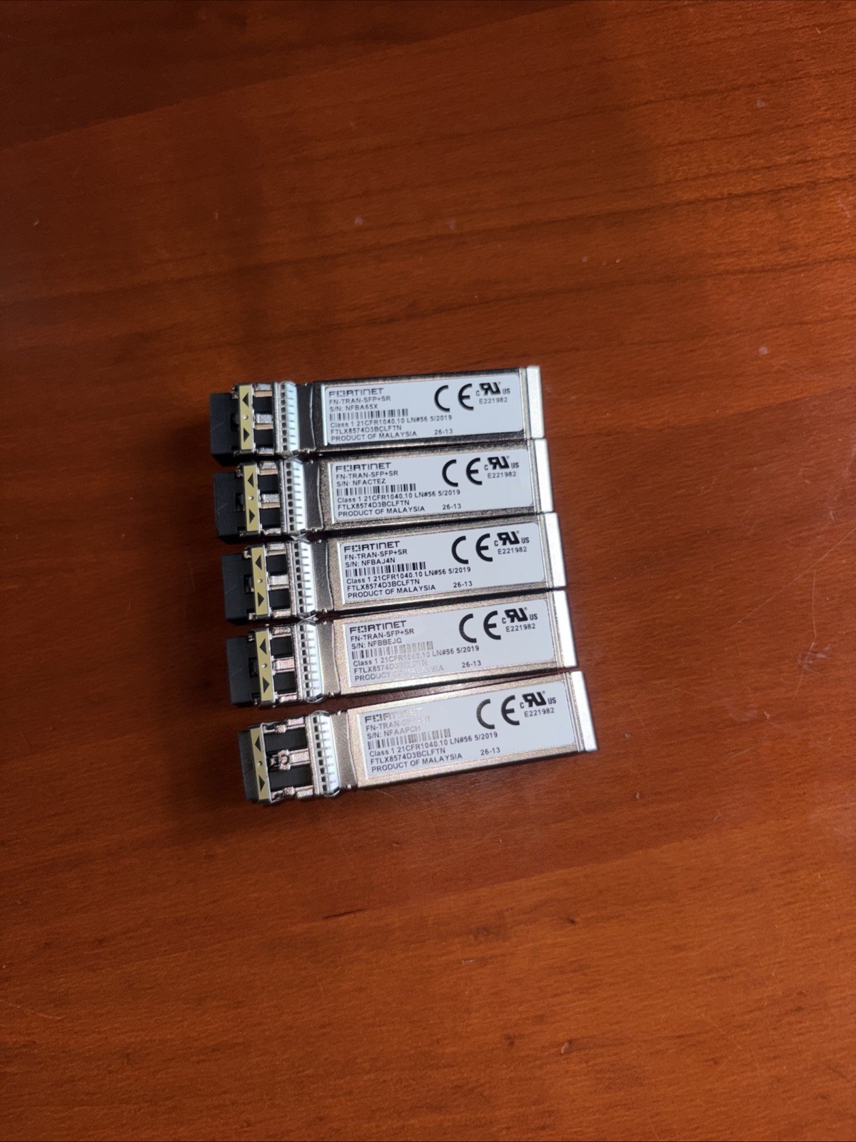 Fortinet - FN-TRAN-SFP+SR Lot Of 7