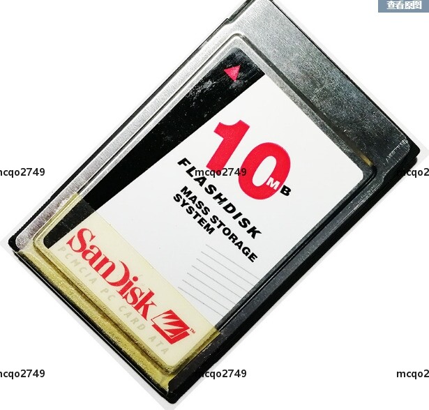 Sandisk 10MB FLASHDISK  PCMCIA PC CARD ATA FLASH CARD SDP5BI
