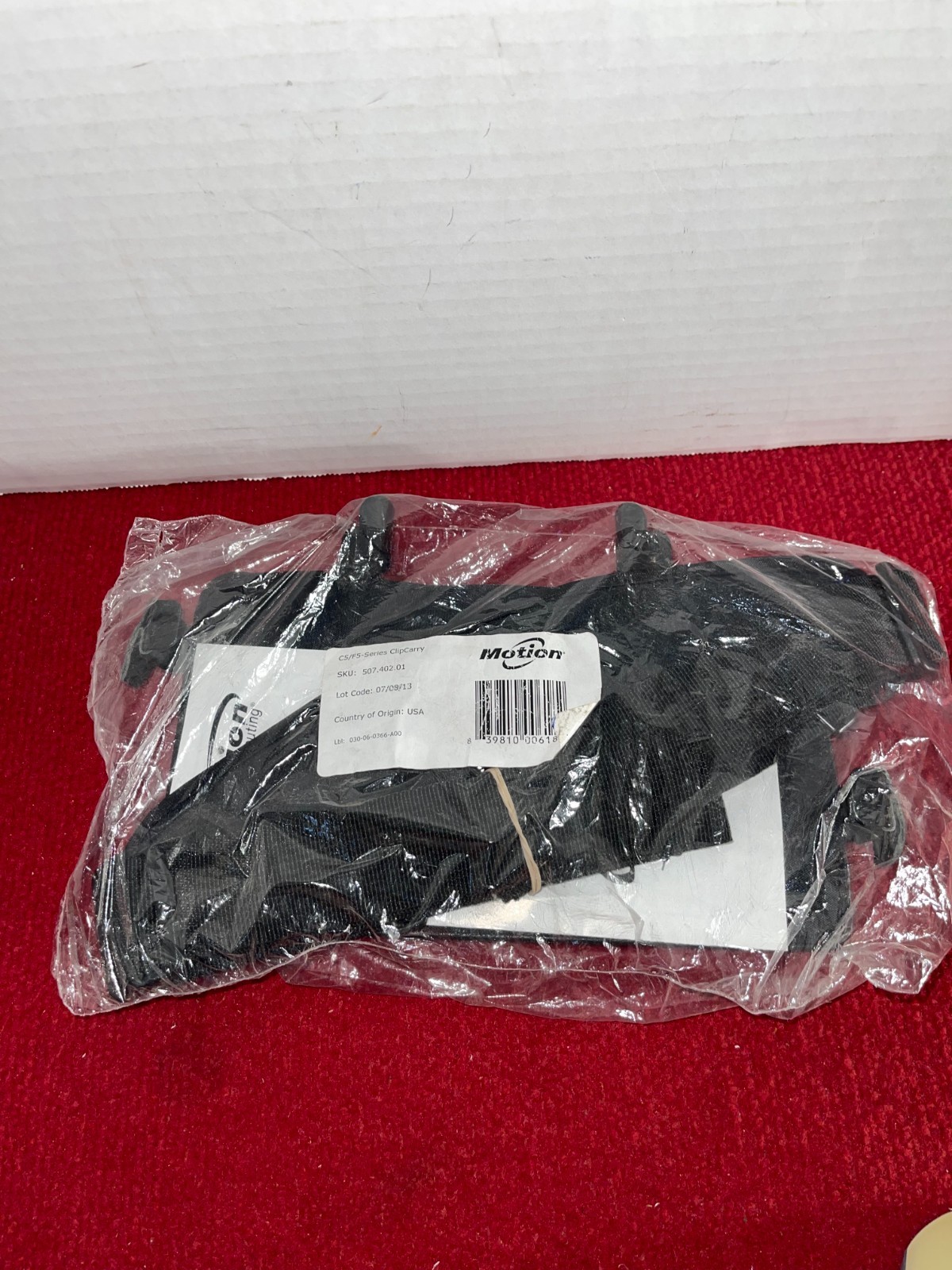 Motion Computing C5/F5 Series ClipCarry Carrying Case 507.402.01 