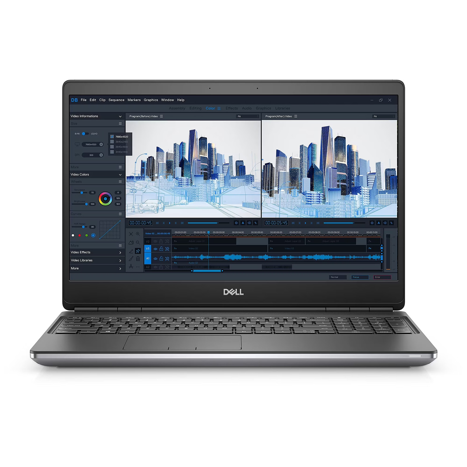 Dell Precision 7560 15.6" FHD Laptop Intel Xeon W-11855M 32GB 1TB Win10P