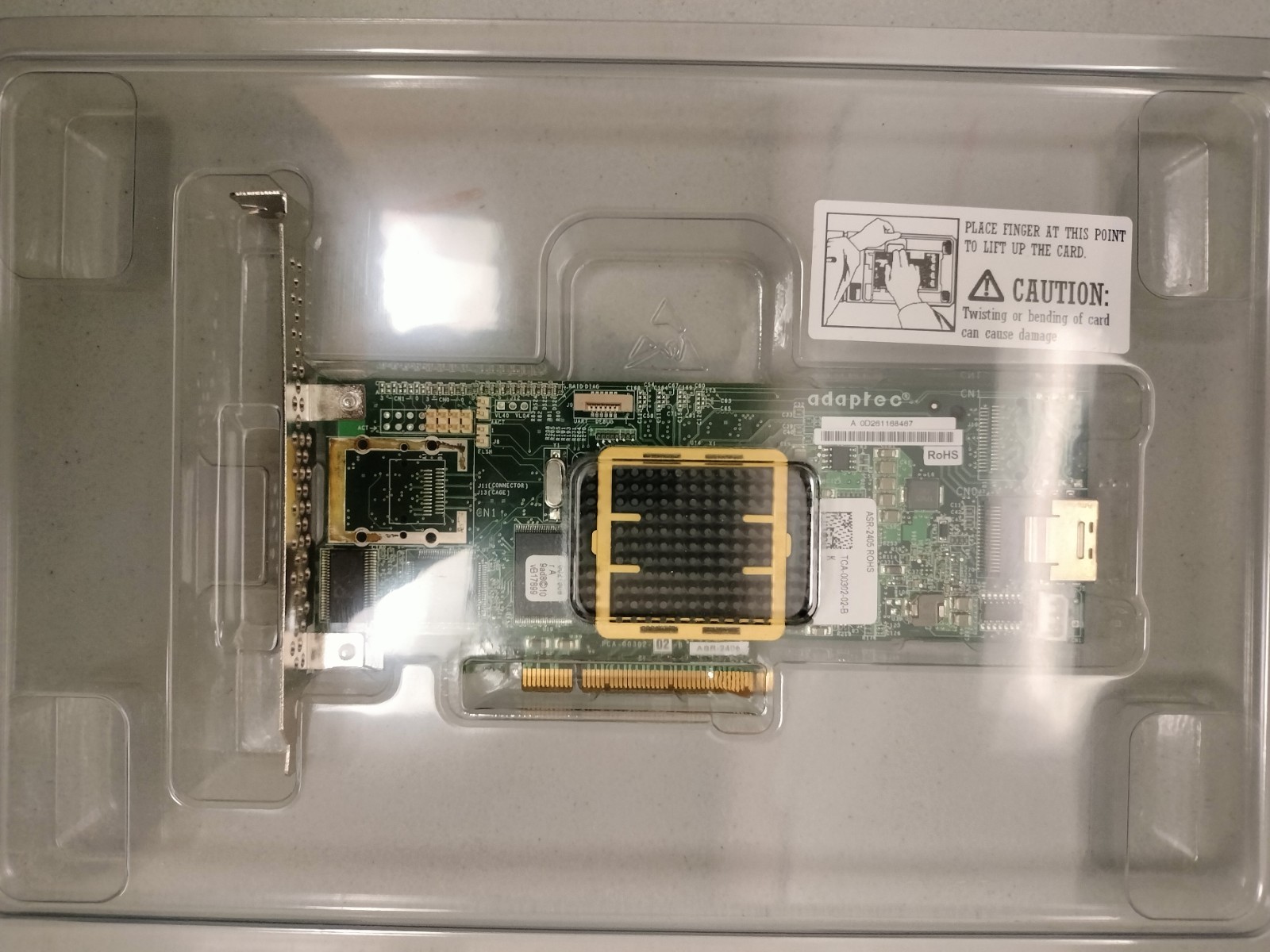 Adaptec 2260200-R 2405 RAID Controller Card