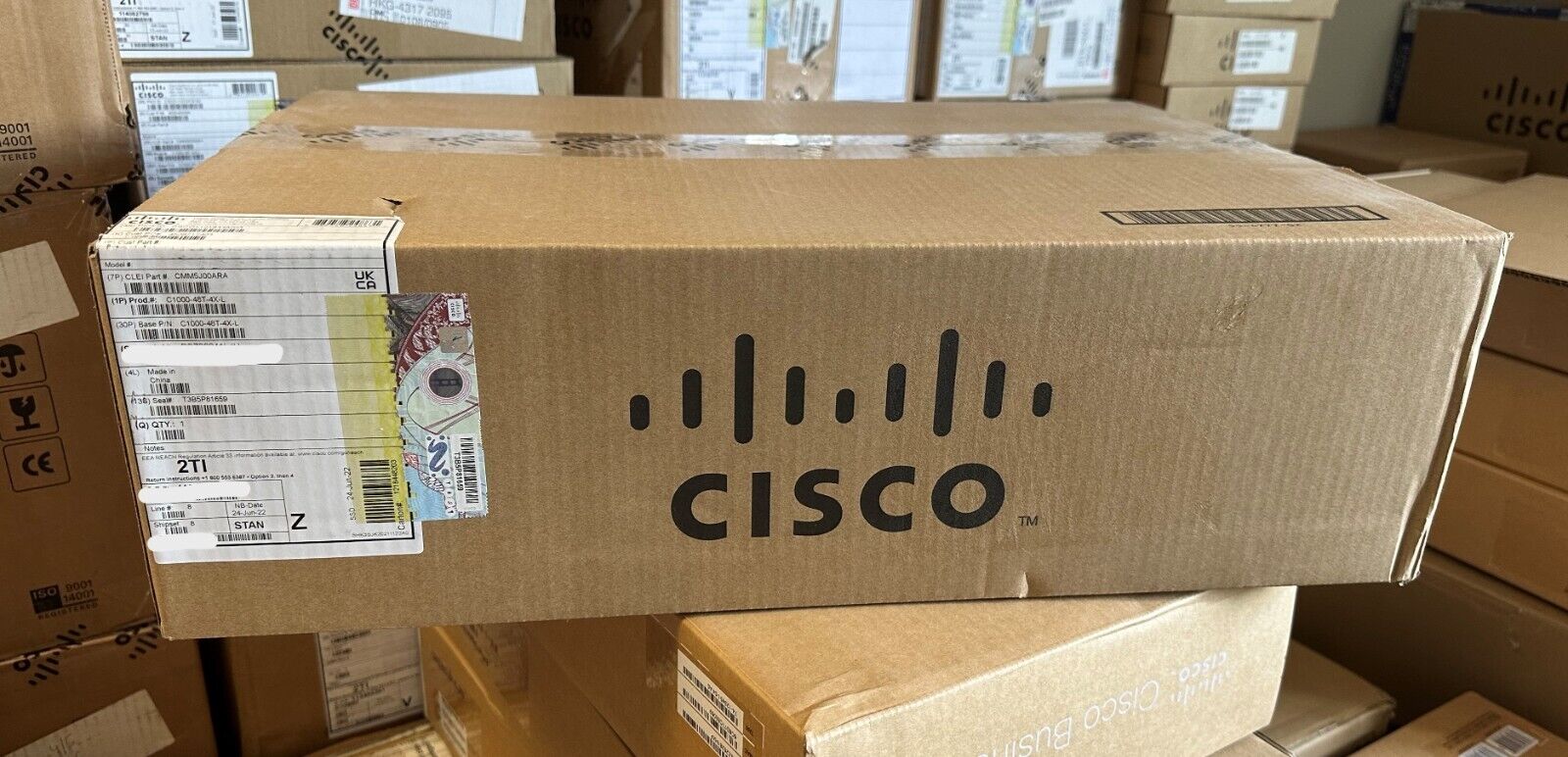 New Sealed Cisco C1000-48T-4X-L Catalyst 48 Ports Managed Switch