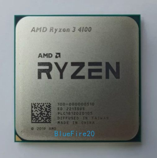 AMD Ryzen 3 4100 AM4 CPU Processors R3 4100 3.8 GHz Quad Core 65W Desktop