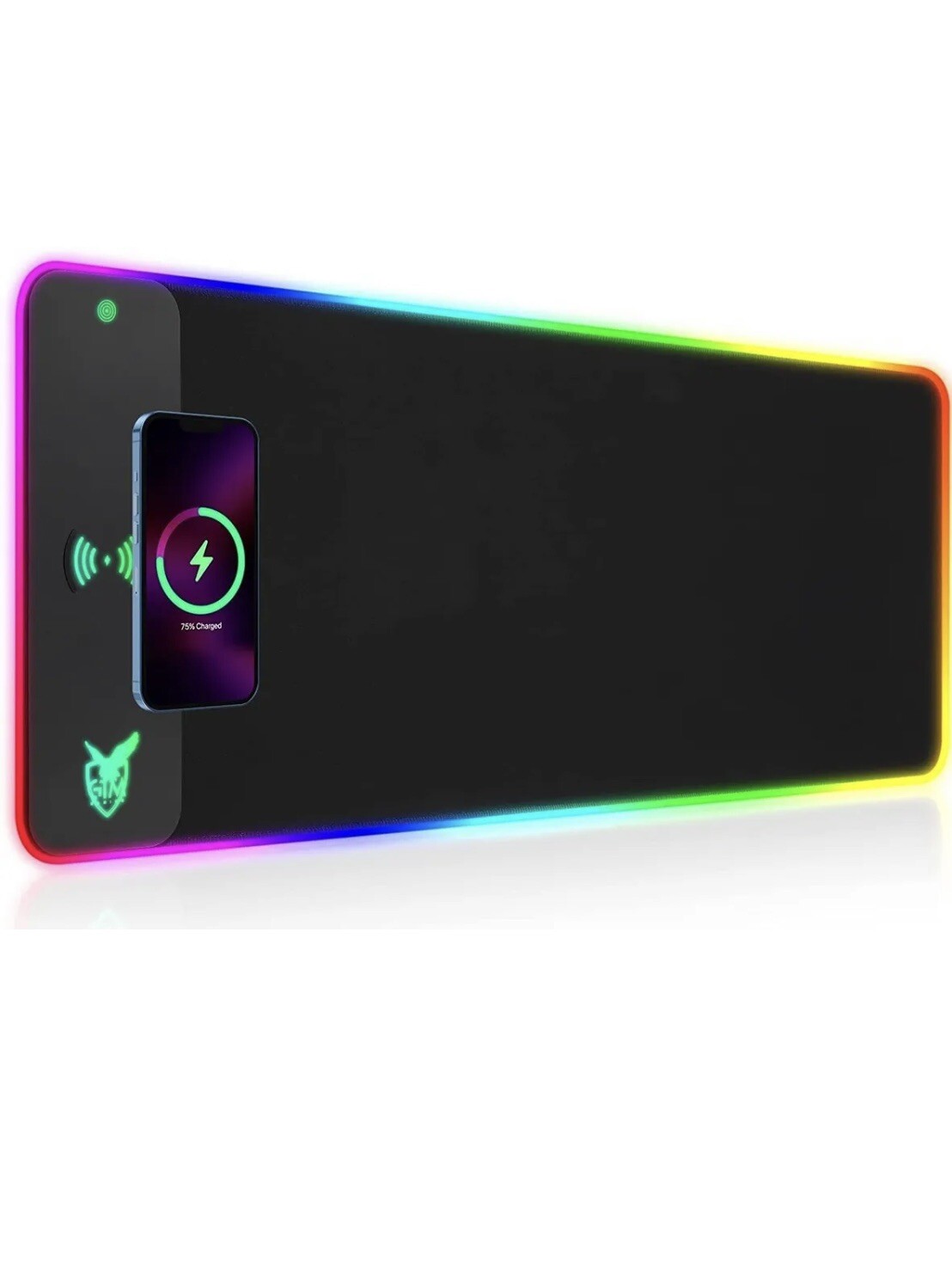 GIM Wireless Charging RGB Gaming Mouse Pad 10W LED Mouse Mat 800x300x4MM 10 Mode
