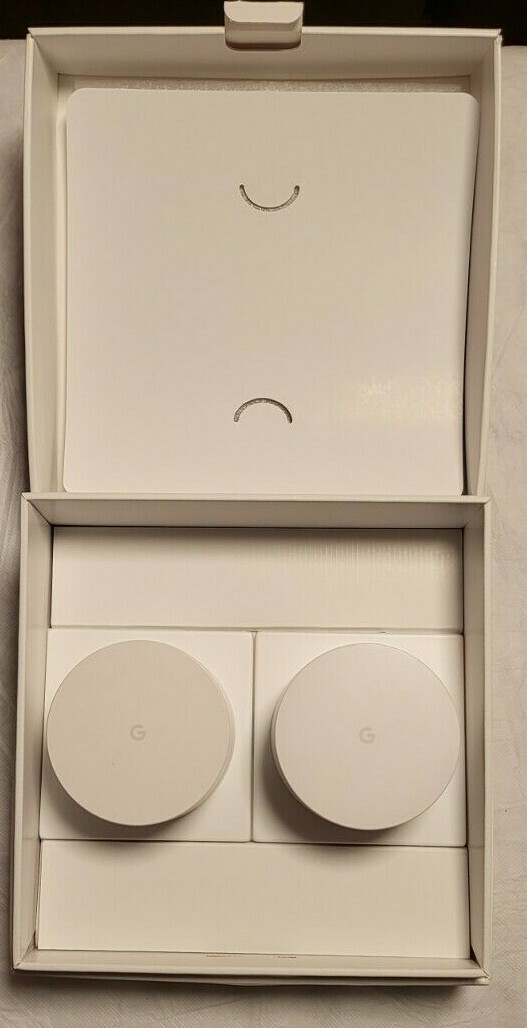Google AC-1304 Wifi Mesh Wireless Router - 2PK - New