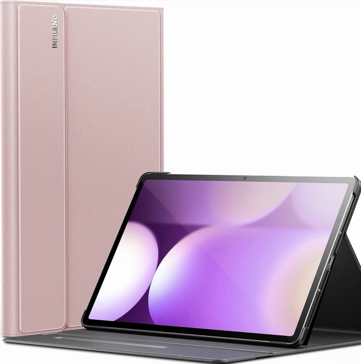 INFILAND Samsung Galaxy Tab S10 FE Plus 5G, Ultra-Slim Multi-Angle Stand Cover