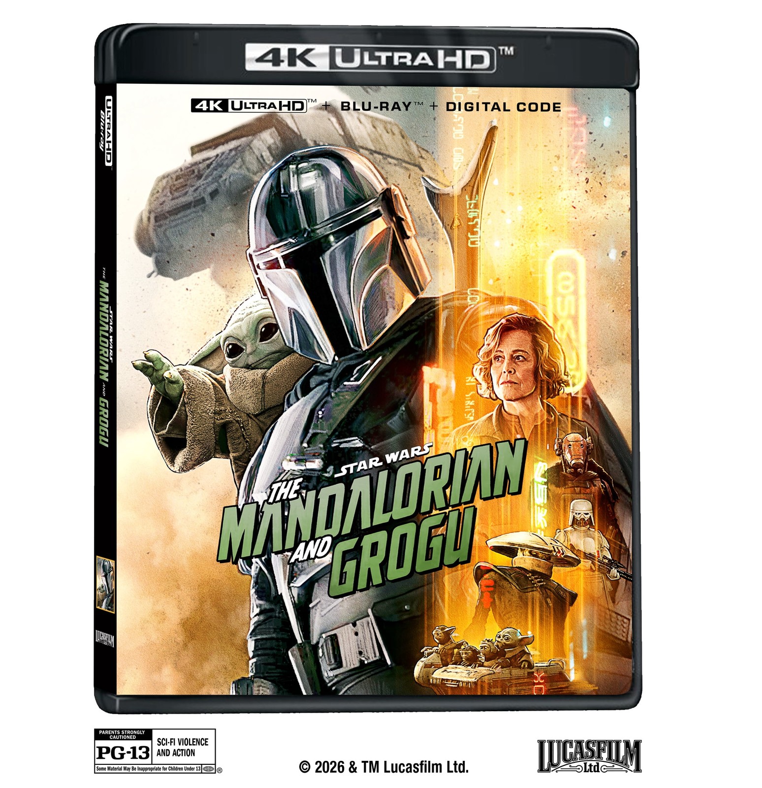 Sony Pictures Home Entertainment The Mandalorian and Grogu 4K UHD Blu-ray Movie