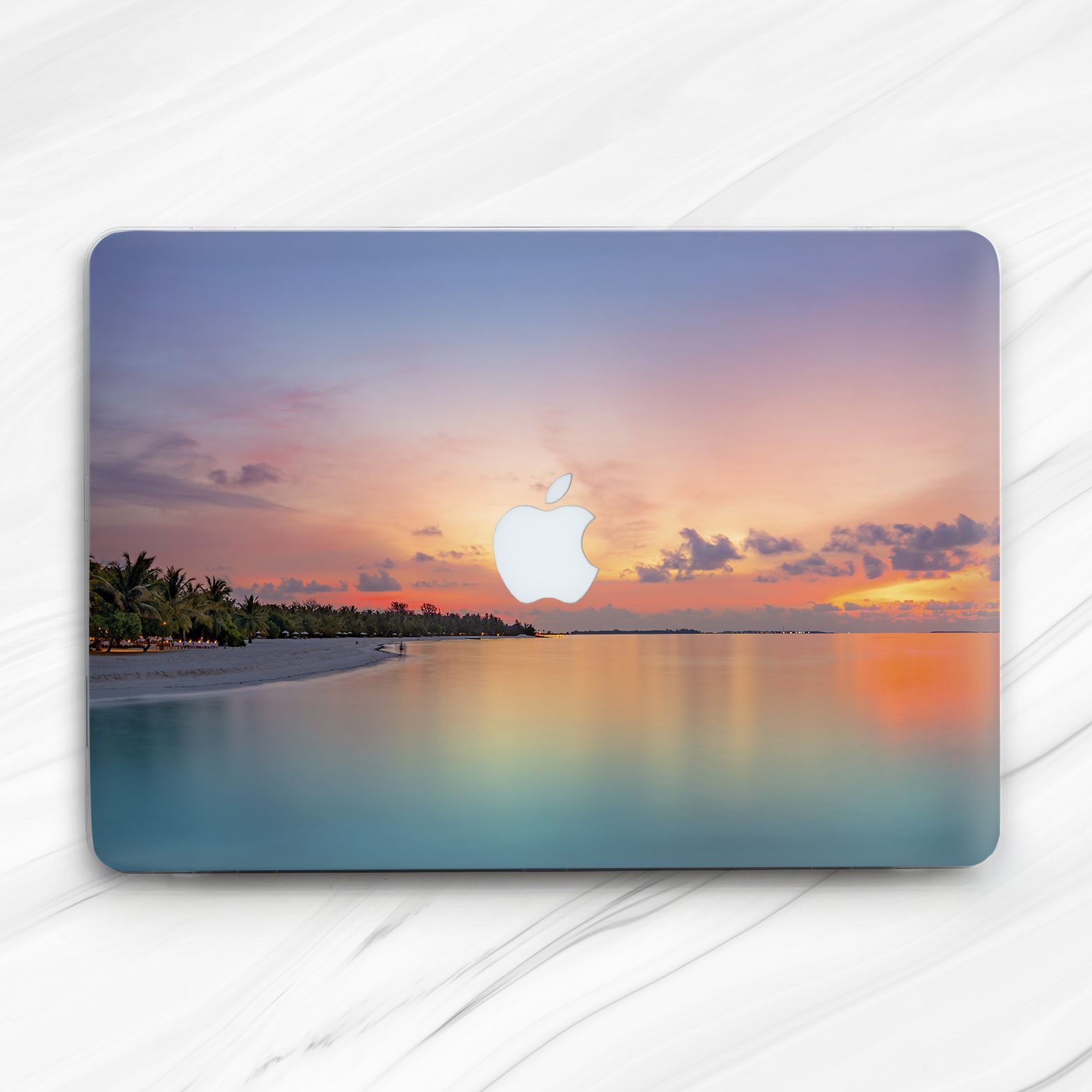 Beach Ocean Landscape Sunset Hard Case For Macbook Air 13 Pro 16 13 14 15