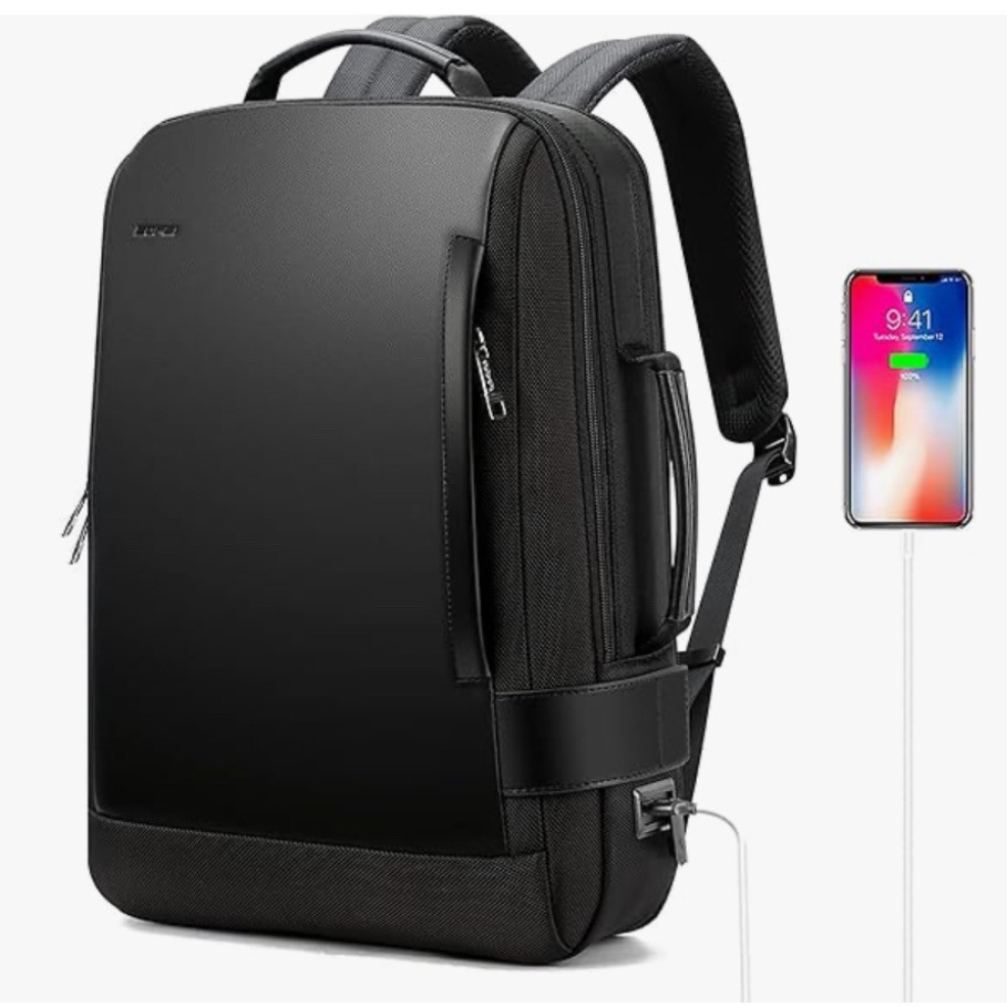 15.6 Inch Laptop Backpack, Business Smart, Convertible, Expandable, Anti-Theft,