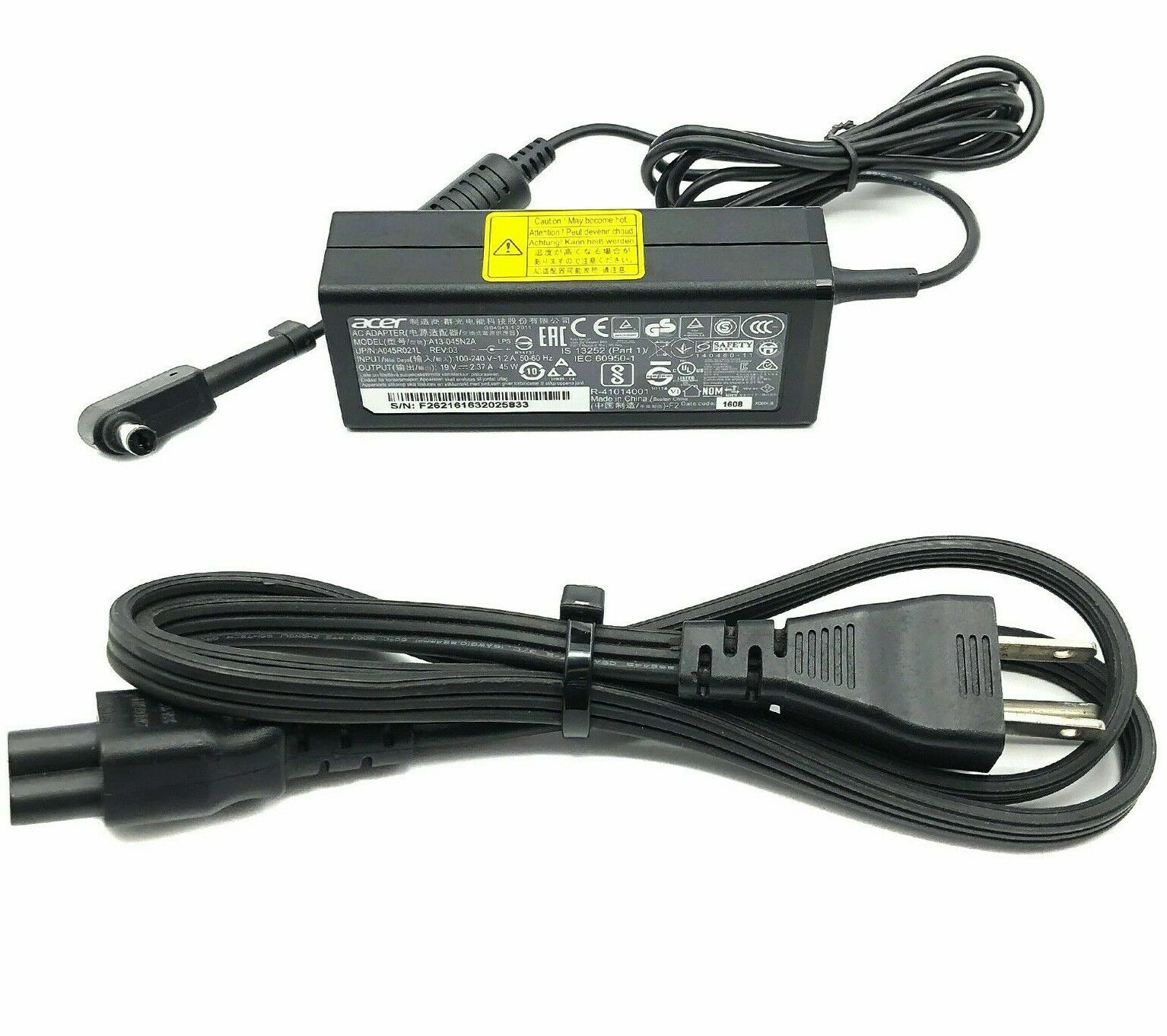 Original Acer AC Power Adapter A13-045N2A 19V 2.37A Laptop Charger