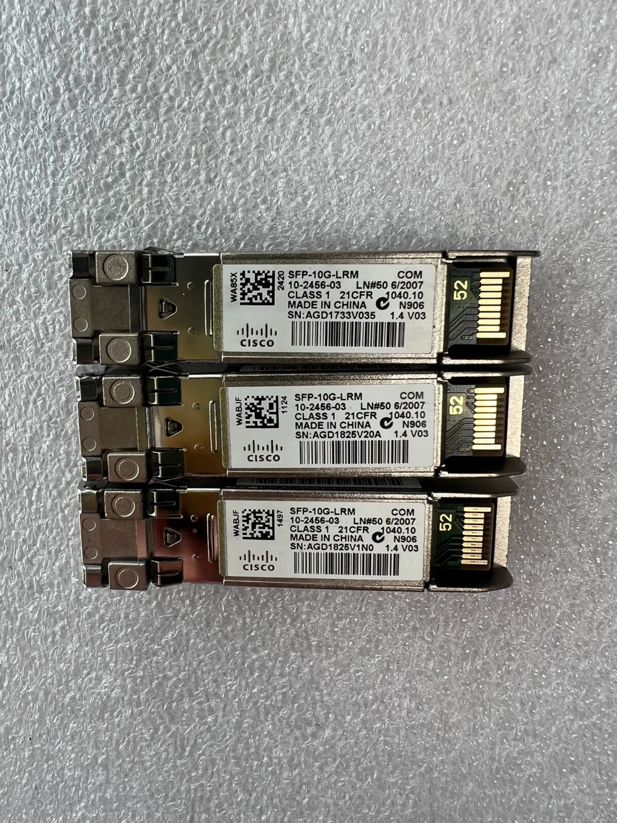 1 pc Cisco SFP-10G-LRM 10-2456-03 Cisco 10G Optical Module