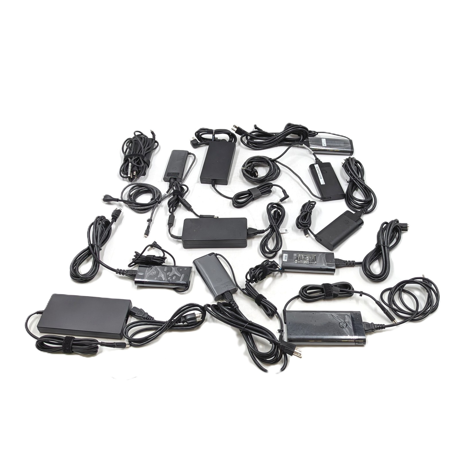 Assorted HP AC Power Adapter Laptop Chargers USB-C/Plug | 150W-280W | Lot of 11