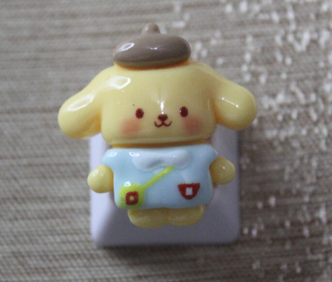 Sanrio Pompompurin Keycap Hello Kitty Keycap R4 - 1pc