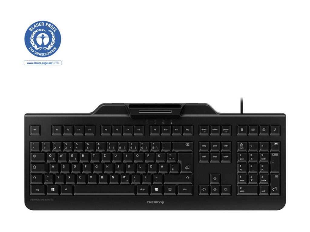 Cherry SECURE BOARD 1.0 France Keyboard AZERTY Black France JK-A0400FR-2
