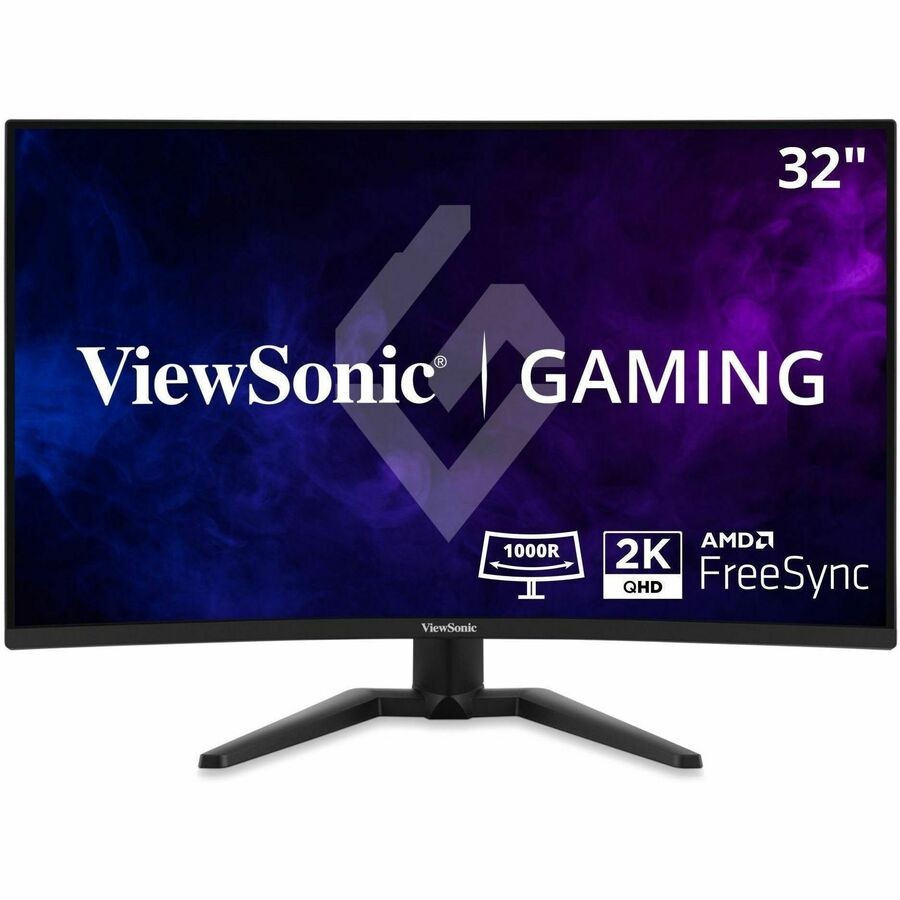 ViewSonic VX3228C-2K 32 Inch 1440p Curved Gaming Monitor with 1ms, 180Hz,
