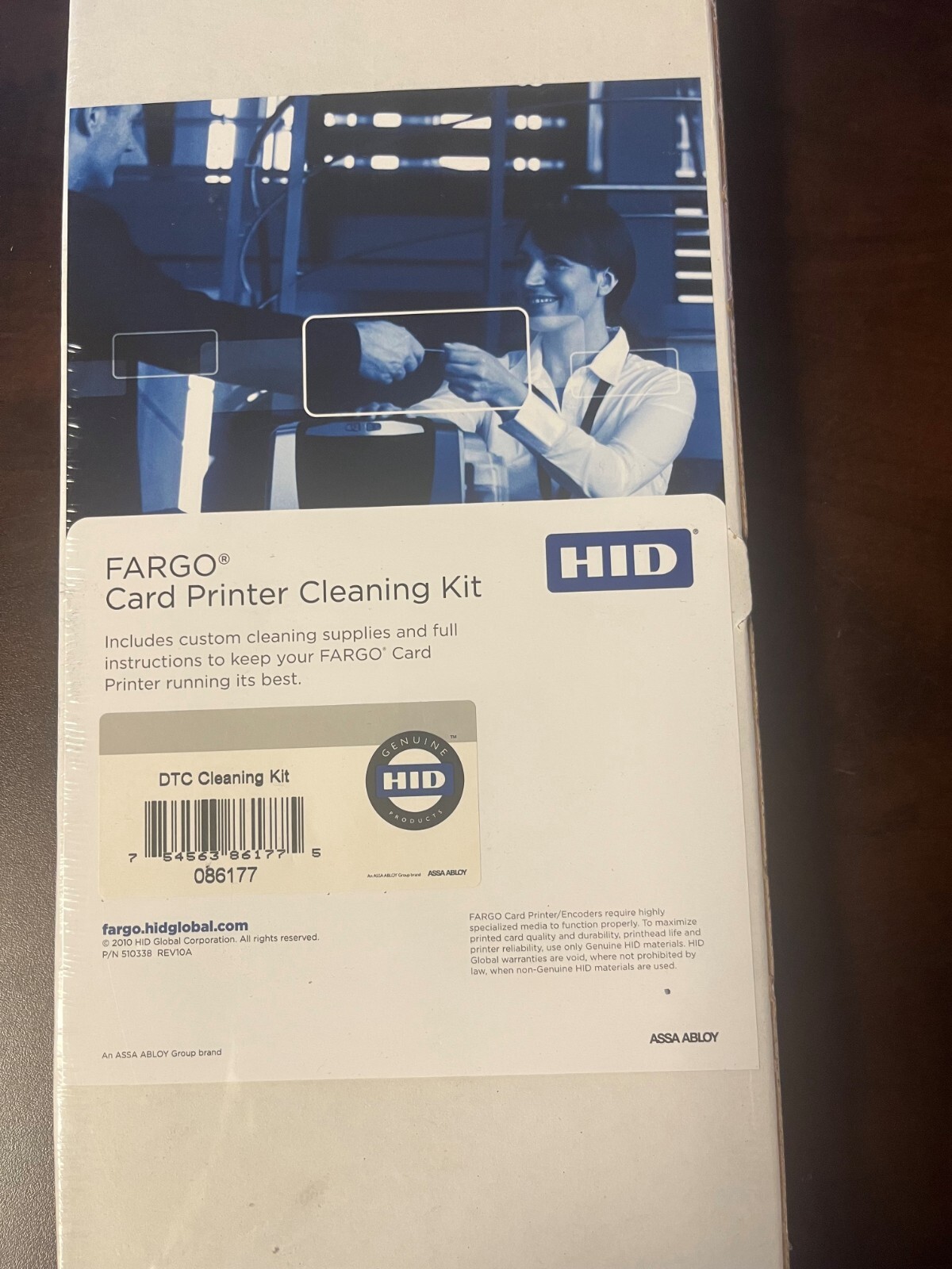 New HID FARGO 086177 DTC Cleaning Kit Cleaning kit for Fargo ID card printer