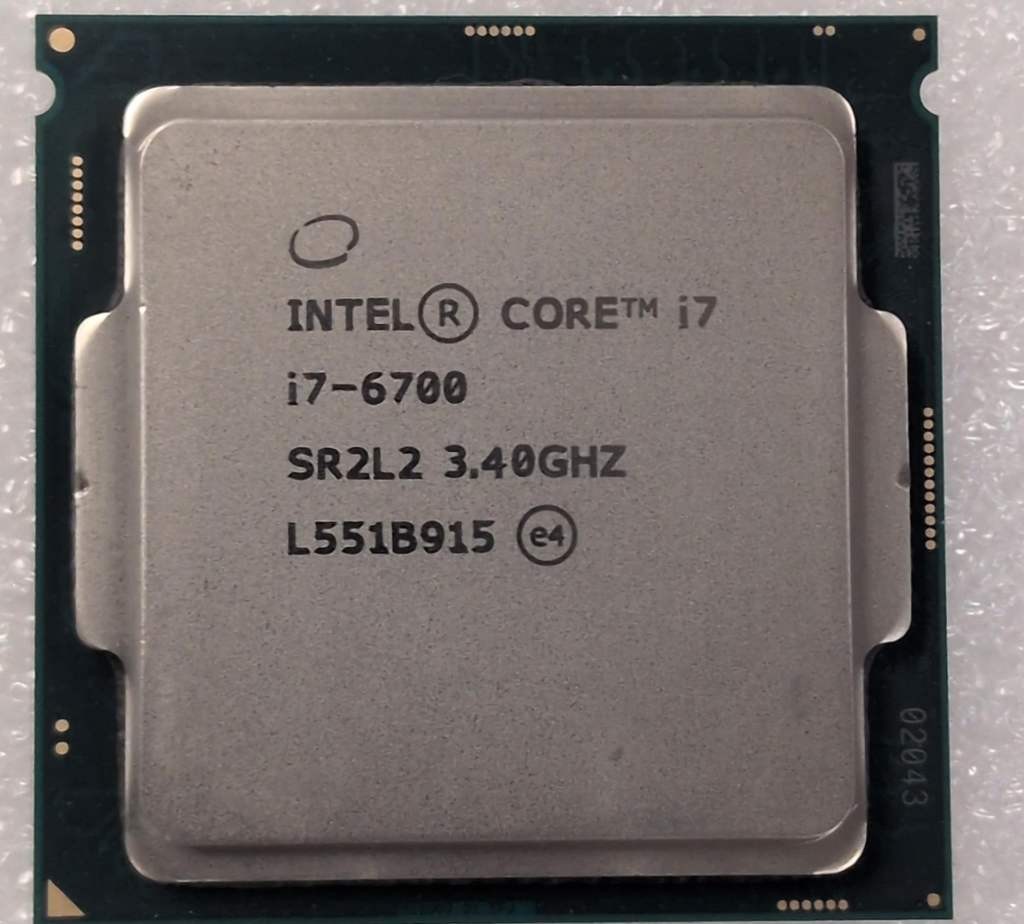Intel Core i7-6700 SR2L2 3.40GHz 8MB Cache 4-Core LGA1151 Processor