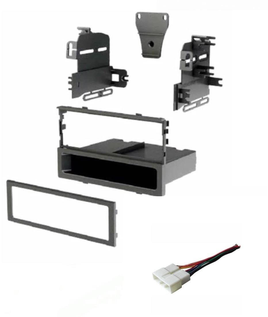 Single DIN Car Stereo Radio Install Kit and Wire Harness -Made for Honda: 1990-1