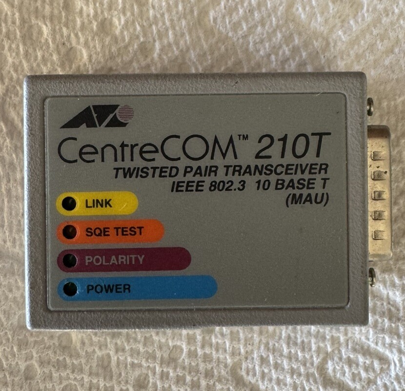 AT-210T CentreCOM ~ Twisted Pair Transceiver AT-210T ~ 