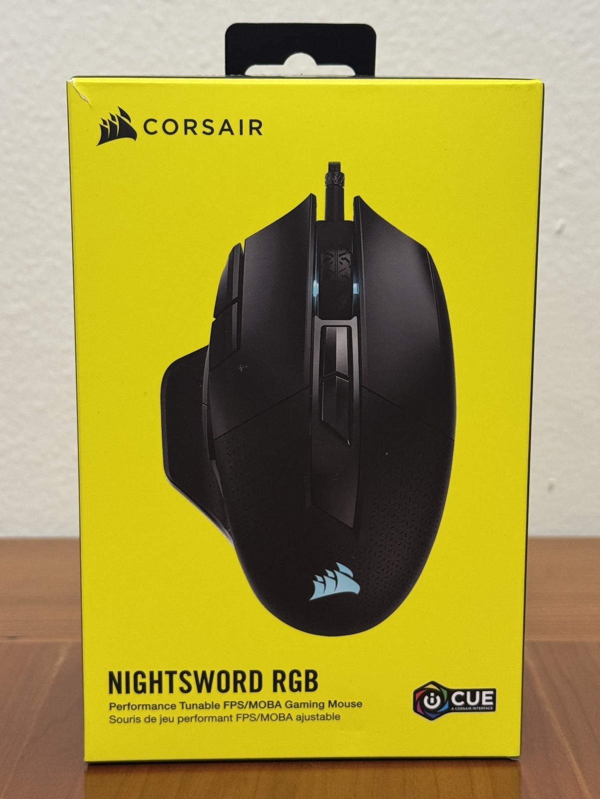 New Corsair Nightsword RGB Gaming Mouse Black  RGP0073 For PC