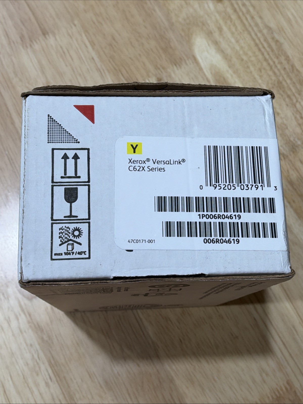 Genuine Xerox 006R04619 Yellow Standard Capacity Toner VersaLink C62X Series NEW