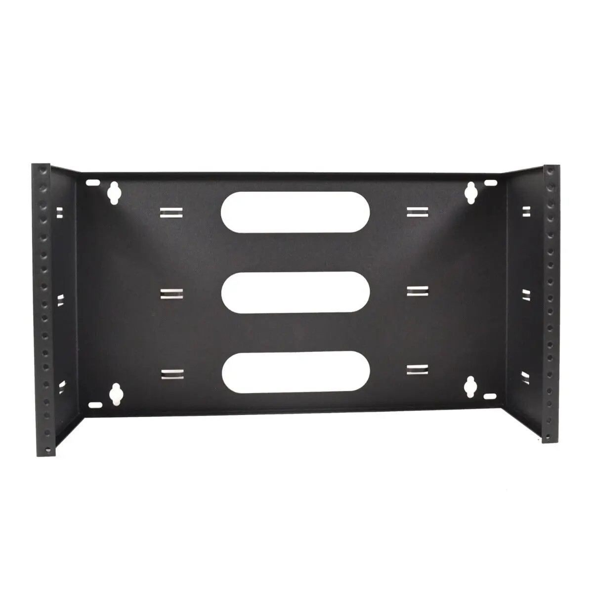 LOGICO WB6U19 19" Six Space 6U Steel Wall Mount Patch Panel Bracket 6" Deep