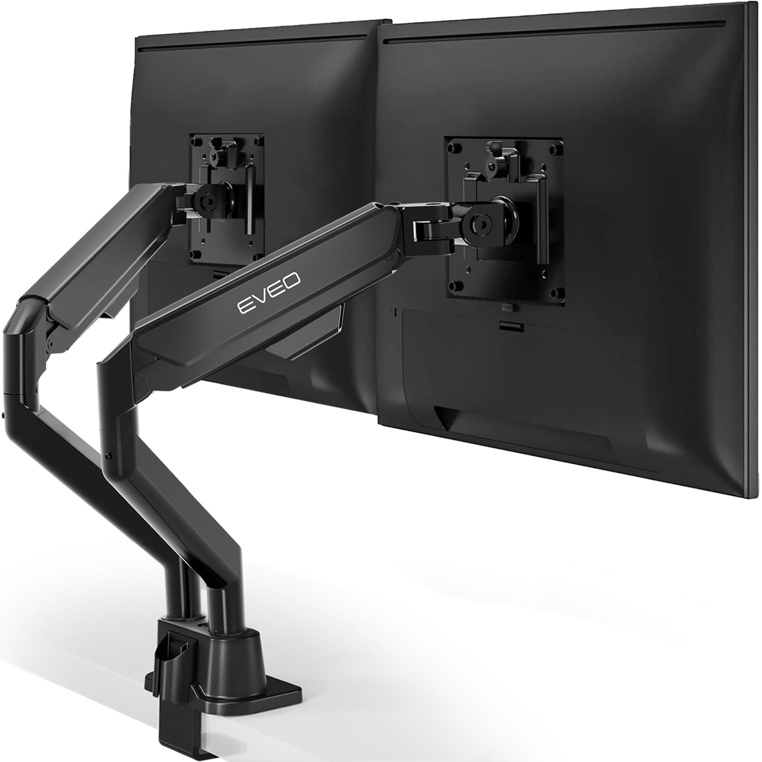 EVEO Premium Dual Monitor Mount 14"-32” Mount, Black