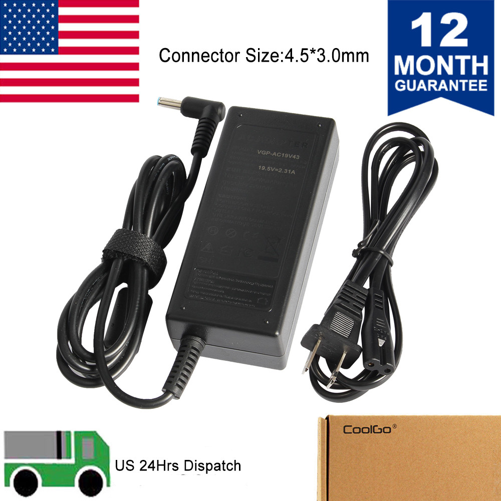 New 45W AC Adapter Charger For HP Stream 11-y010wm 11-y020wm Power Supply Cord