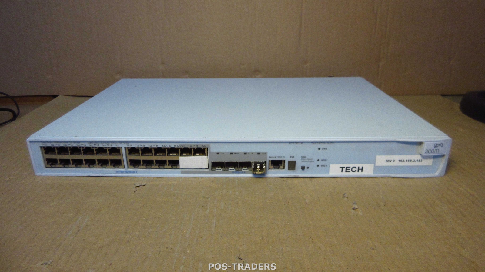 3COM 3CR17661-91 4200G Managed GIGABIT Switch 24-Port RJ-45 - INCL 1x SFP MODULE