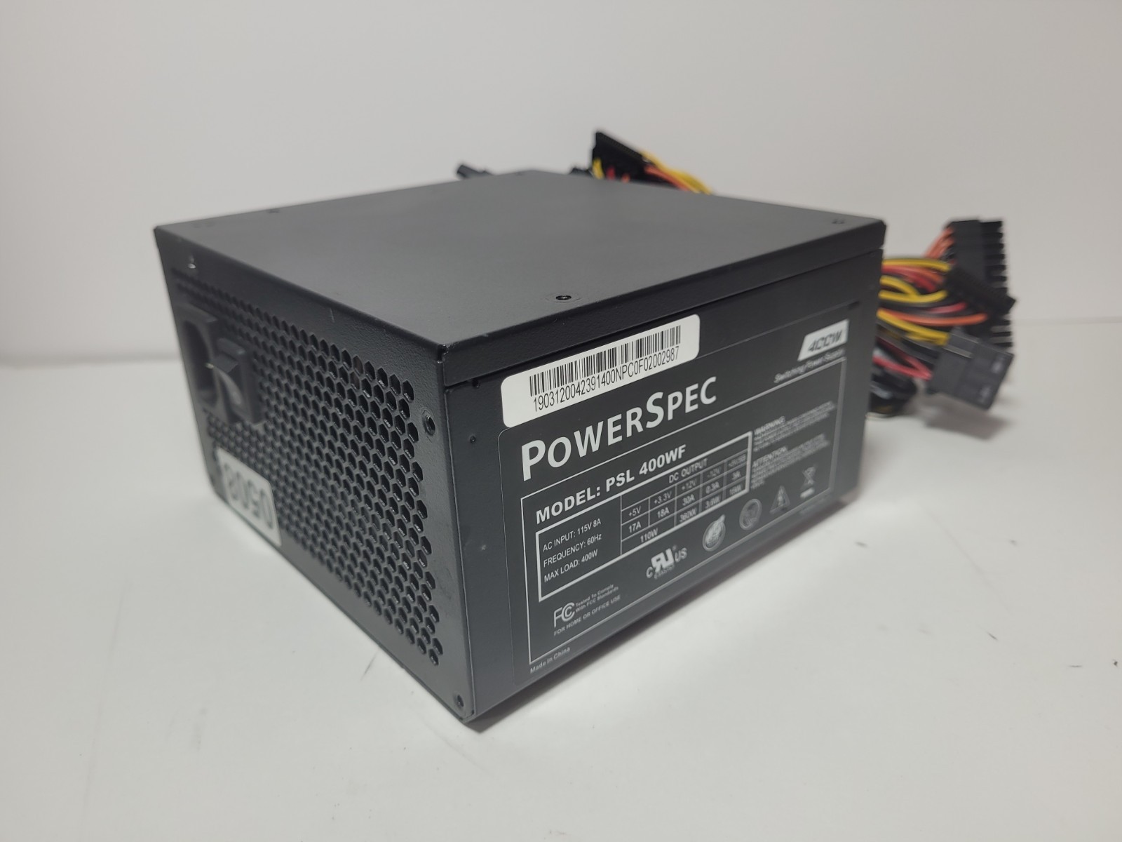 POWERSPEC PSL 400WF 400W Switching Power Supply #0508