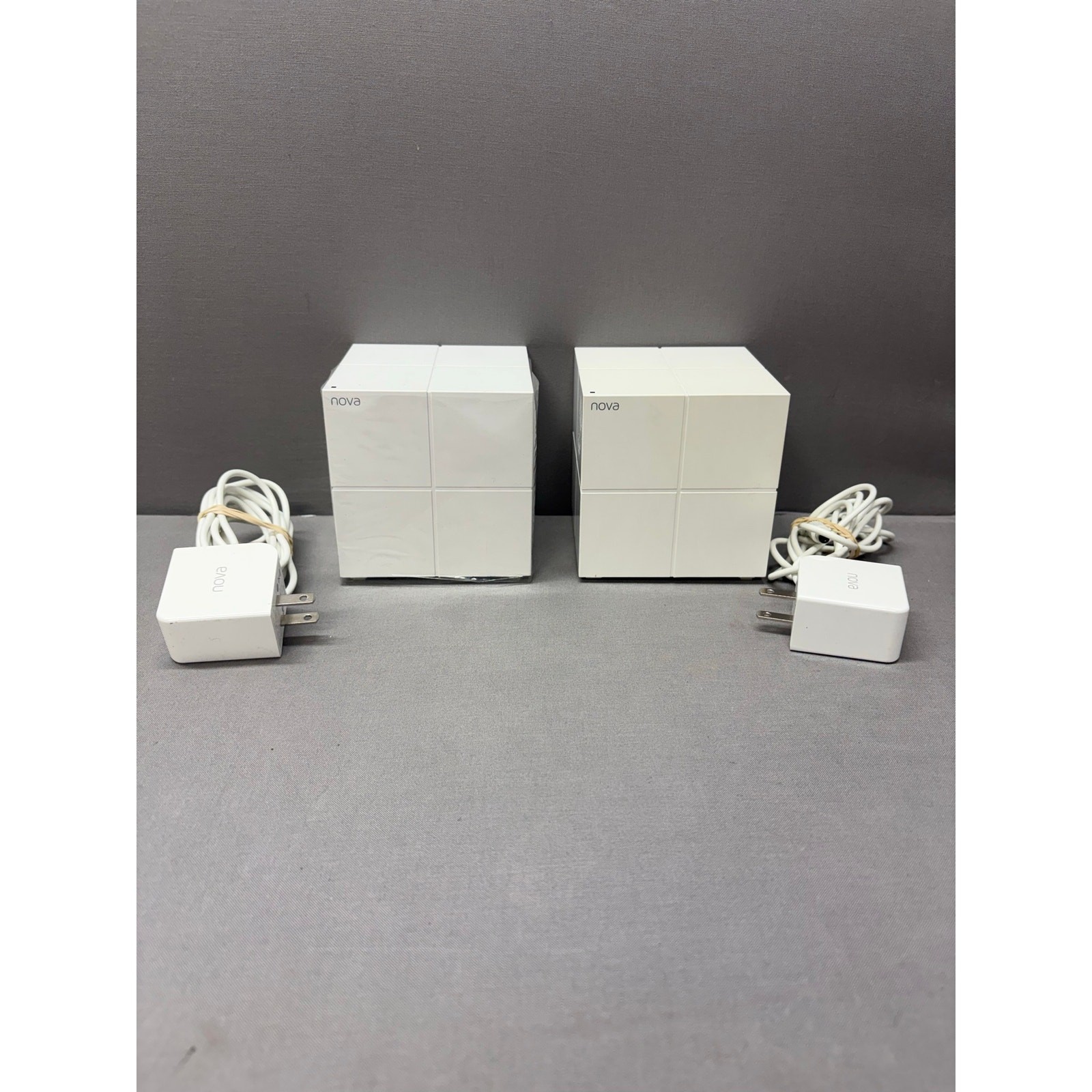 Tenda Nova mesh Wi-Fi system-Mesh 3-2 Pack Cube Routers With Power Cords