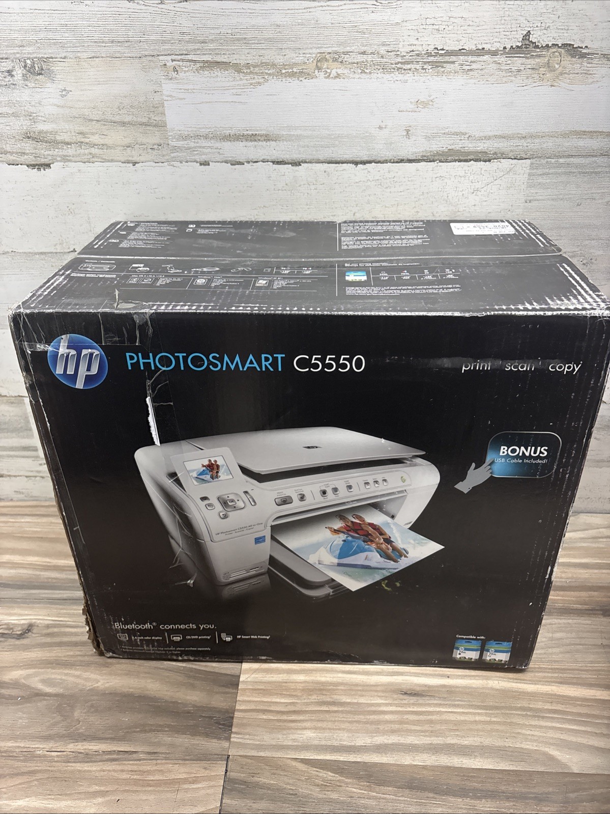 NEW HP Photosmart C5500  C5550 All-In-One Inkjet Printer Sealed