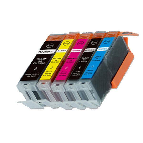 5 PK XL Ink Cartridge Combo Set + chip for Canon 270 271 MG5700 MG6800 MG5720