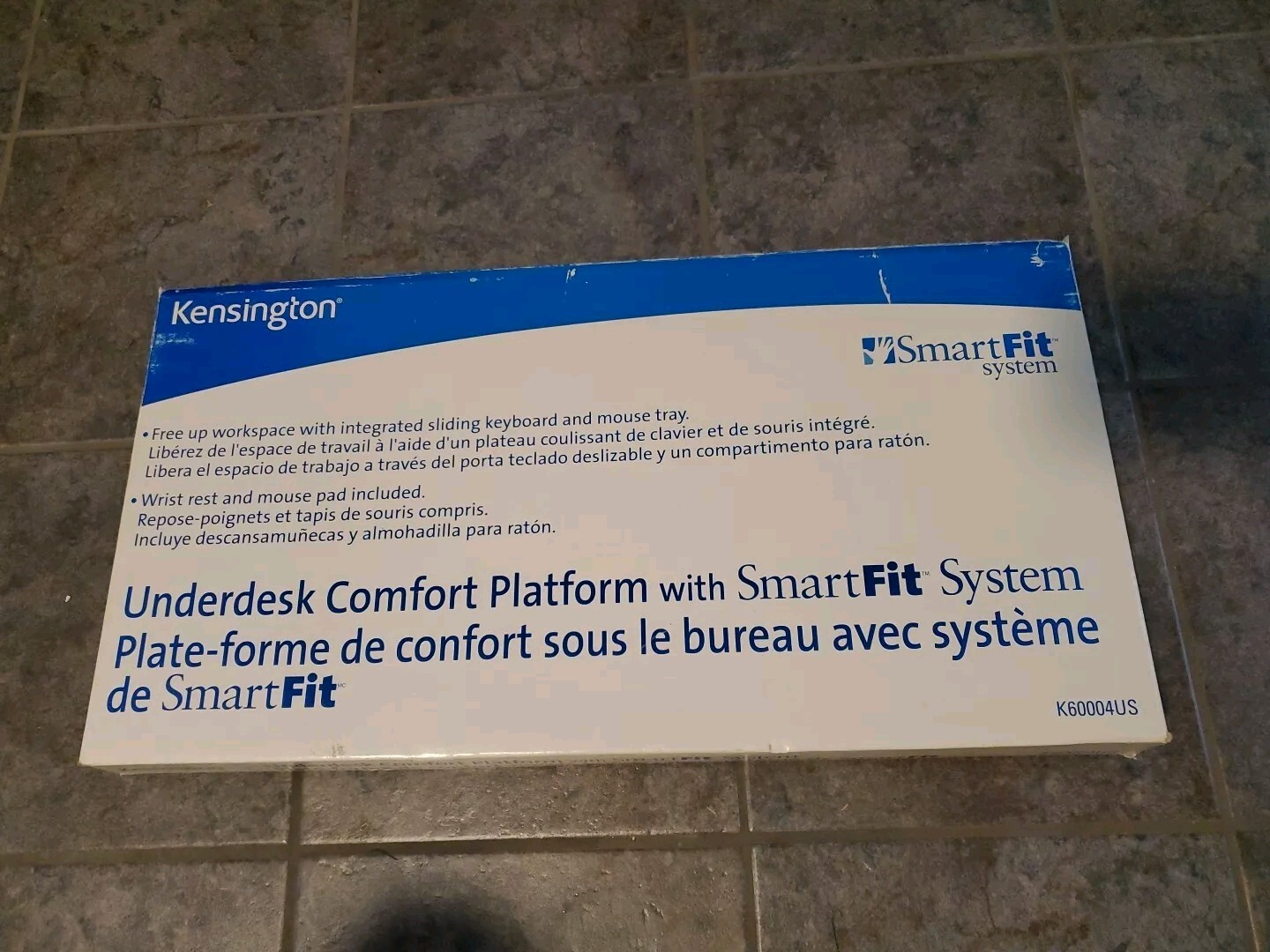 Kensington K60004US Underdesk Comfort Keyboard Drawer with SmartFit System