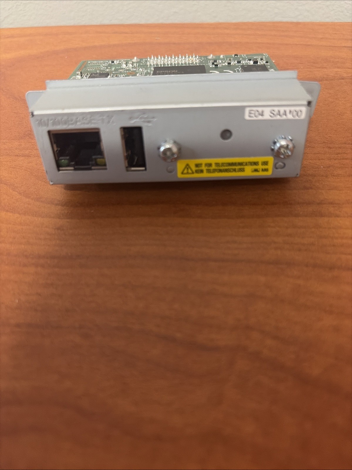 Epson UB-E04 Ethernet Interface C32C824541 With USB TM-U220PB T81 U288 T88V