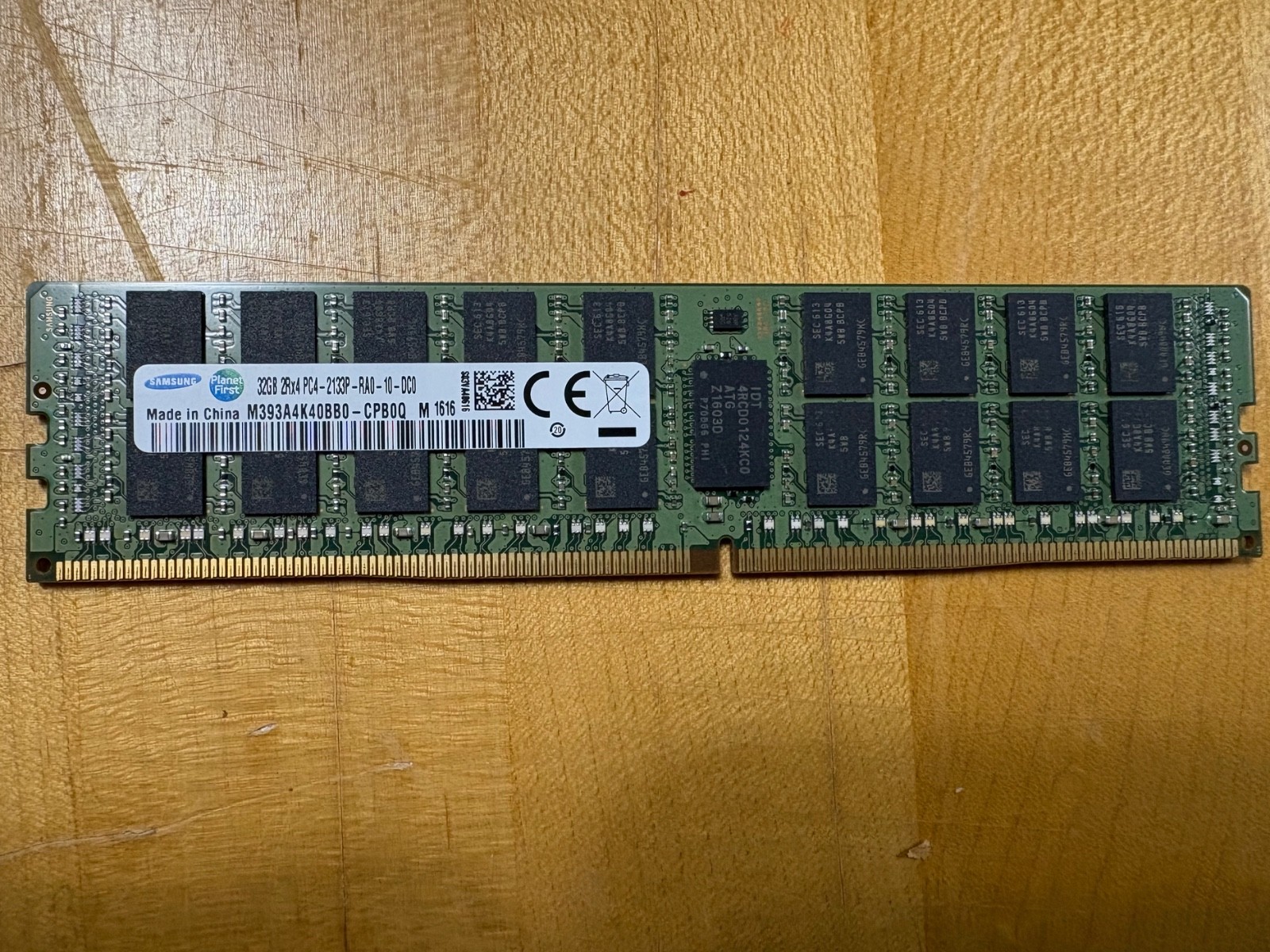 Lot Of 4 Samsung 32GB Server 2RX4 PC4-2133P-RA0-10-DC0 Server RAM