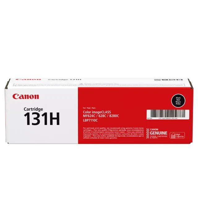 Canon 131H Black High Yield Toner Cartridge (6273B001AA)
