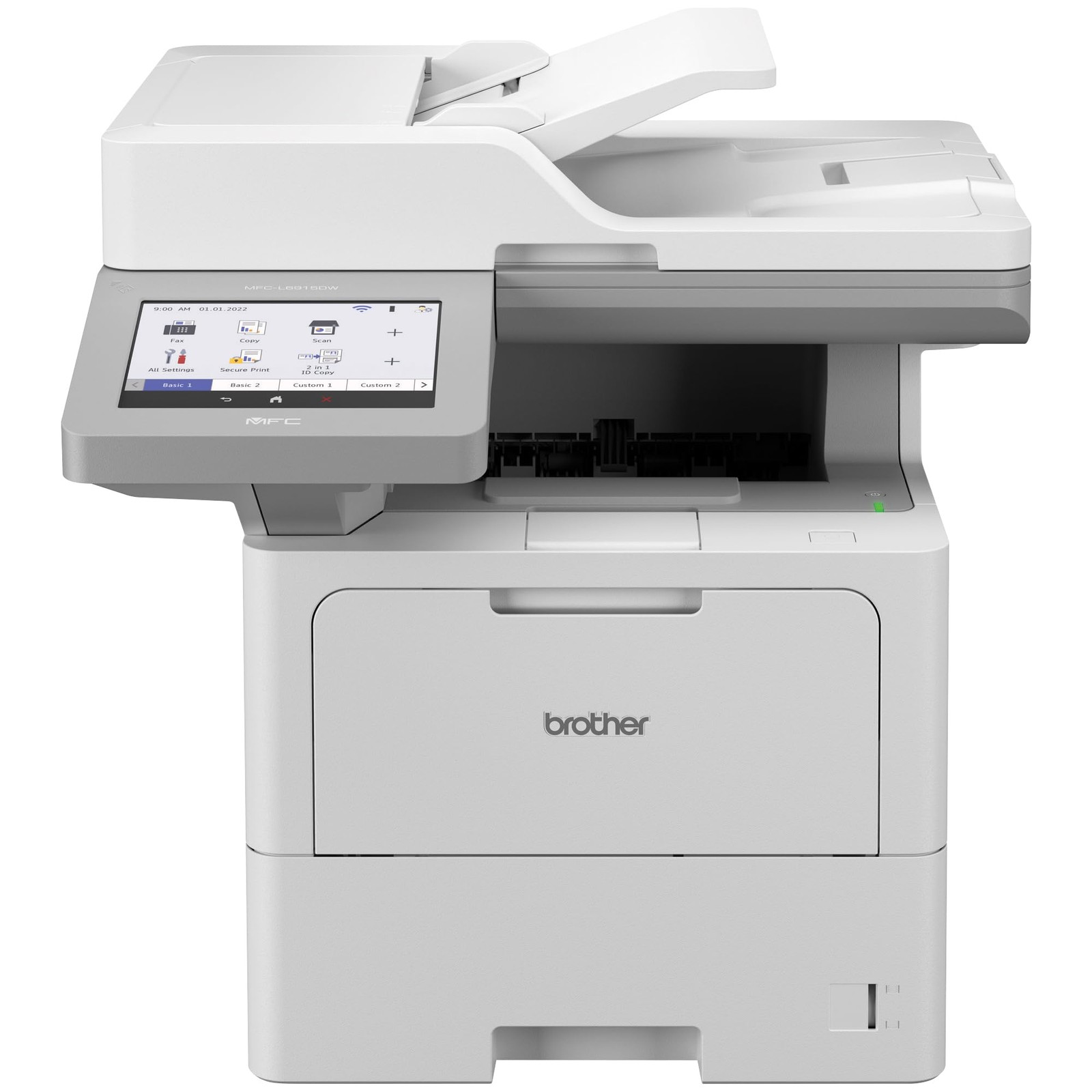 Brother MFC-L6915DW Wireless Laser Multifunction Printer, Monochrome, Copier,