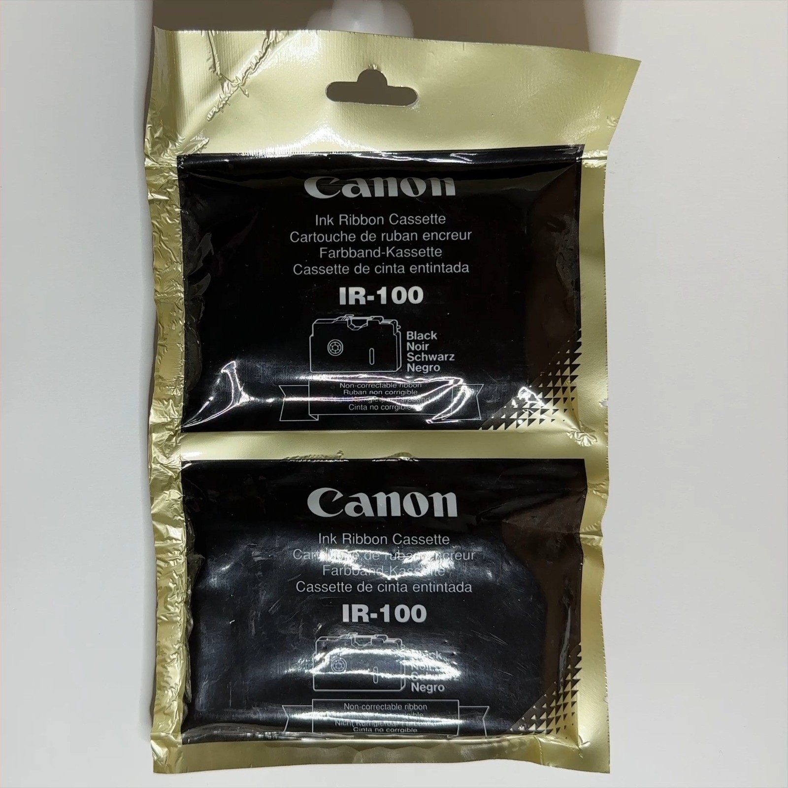 Cannon IR-100 2 Pack Ribbon NOS Replacement Cartridge
