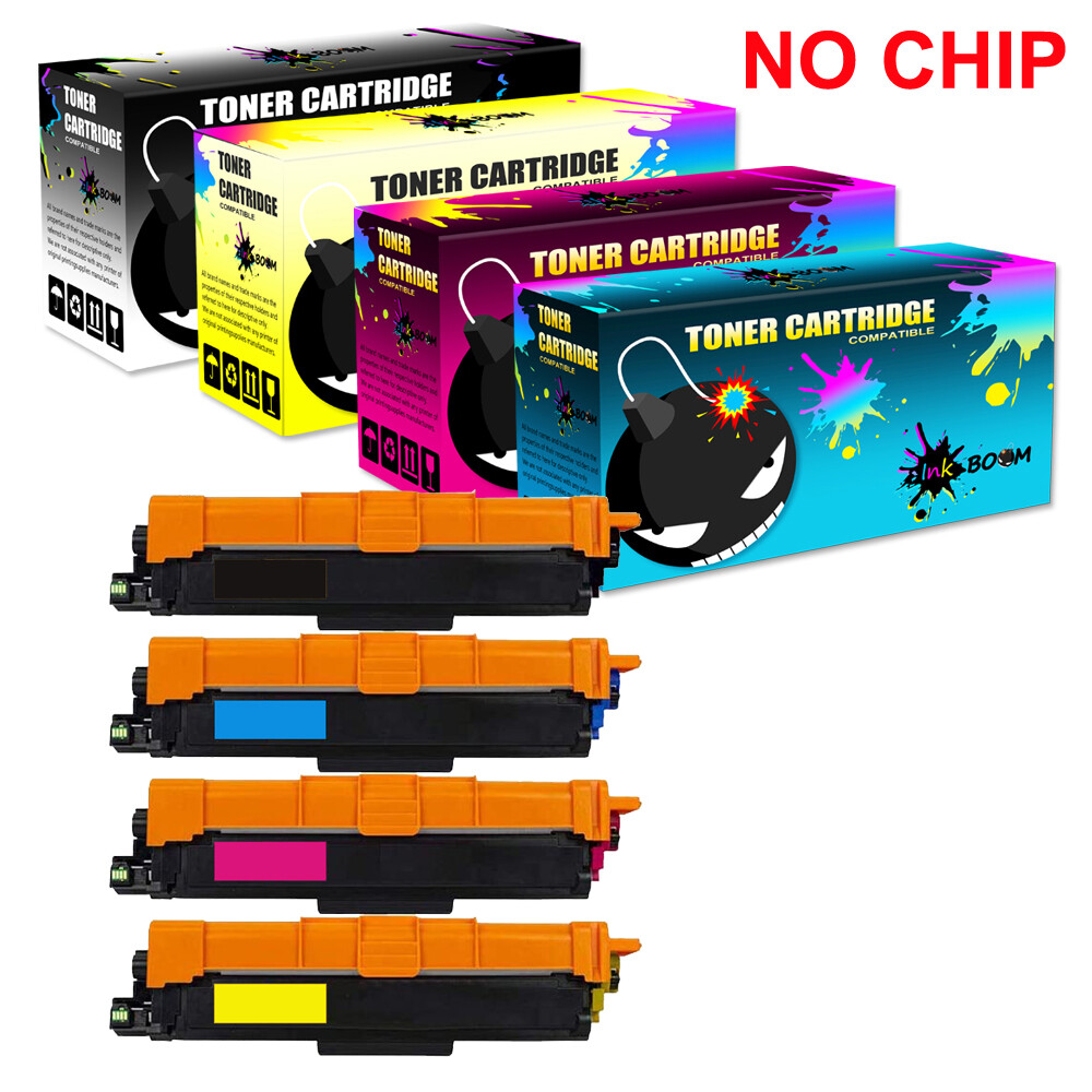 4 Toner Cartridge fits Brother TN227 TN223 NO CHIP HL-L3210CW L3230CDW L3270CDW
