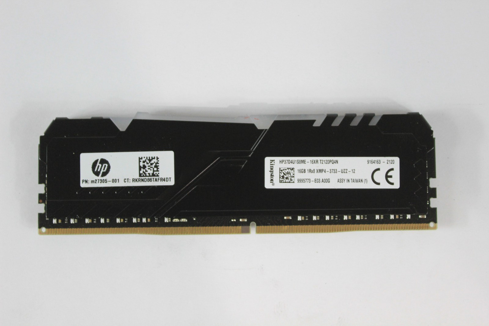HP Kingston HyperX Fury RGB 16GB (1x16GB) DDR4 RAM 3733MHz HP37D4U1S8ME-16XR