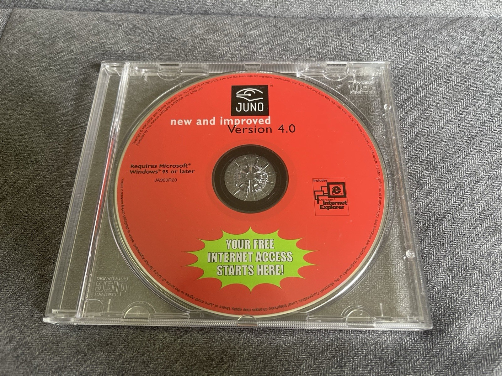 Juno new and improved version 4.0 windows 95 internet explorer 1995-2000
