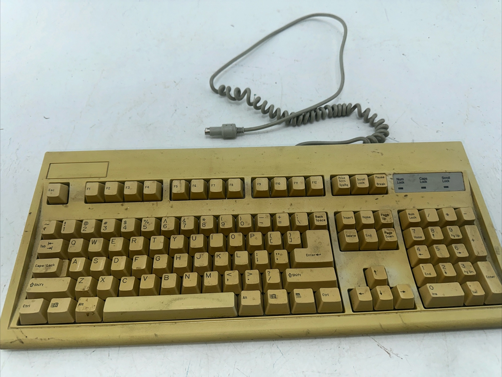 Vintage Key Tronic Mechanical Clicky Keyboard - E03601QUS201-C  UNTESTED