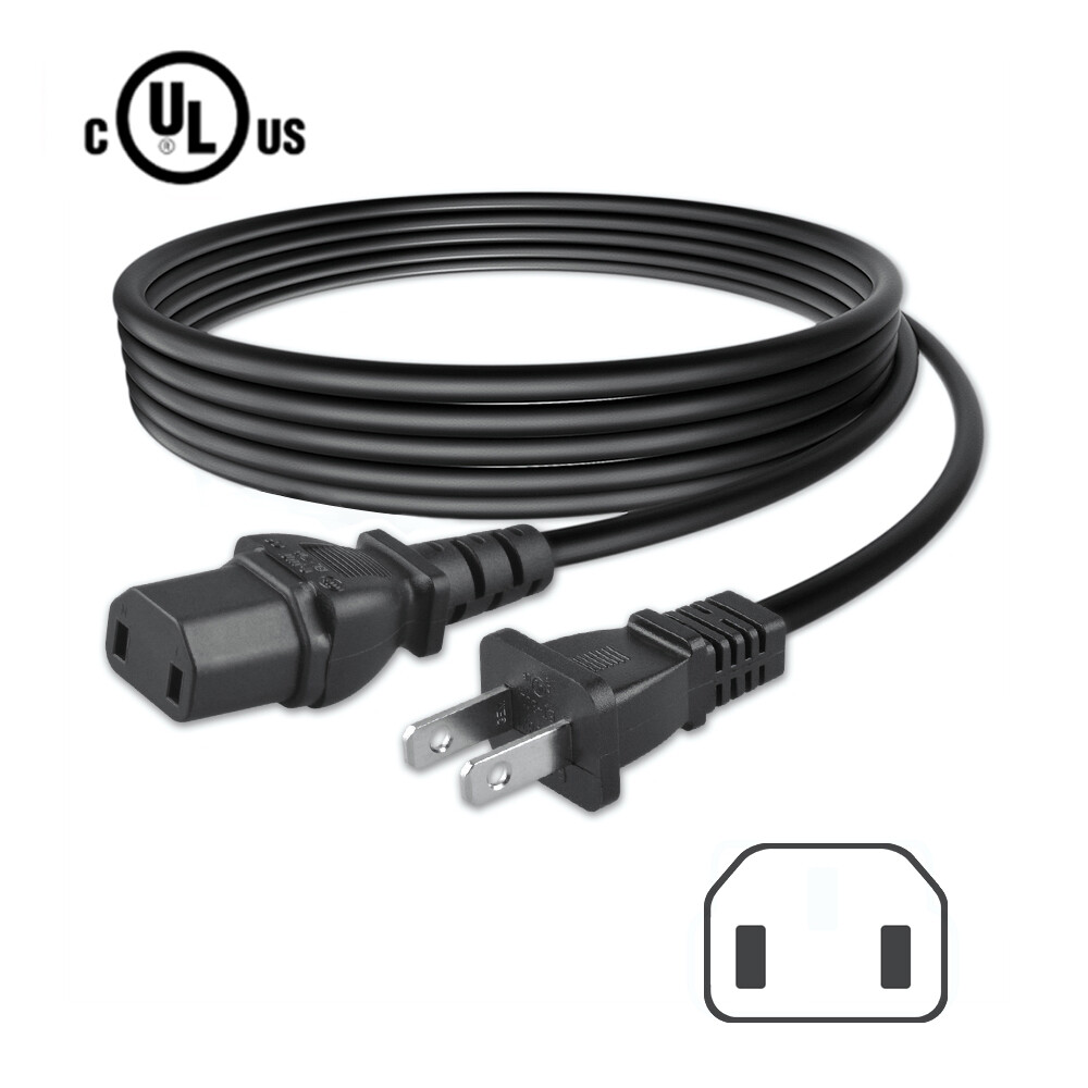 6.6ft UL AC Power Cable for Pioneer BDP-05FD BDP-51FD BDP-53 Amplifier Models